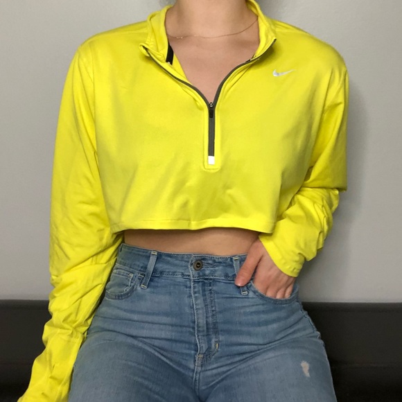 Nike Tops - NIKE Quarter Zip Crop